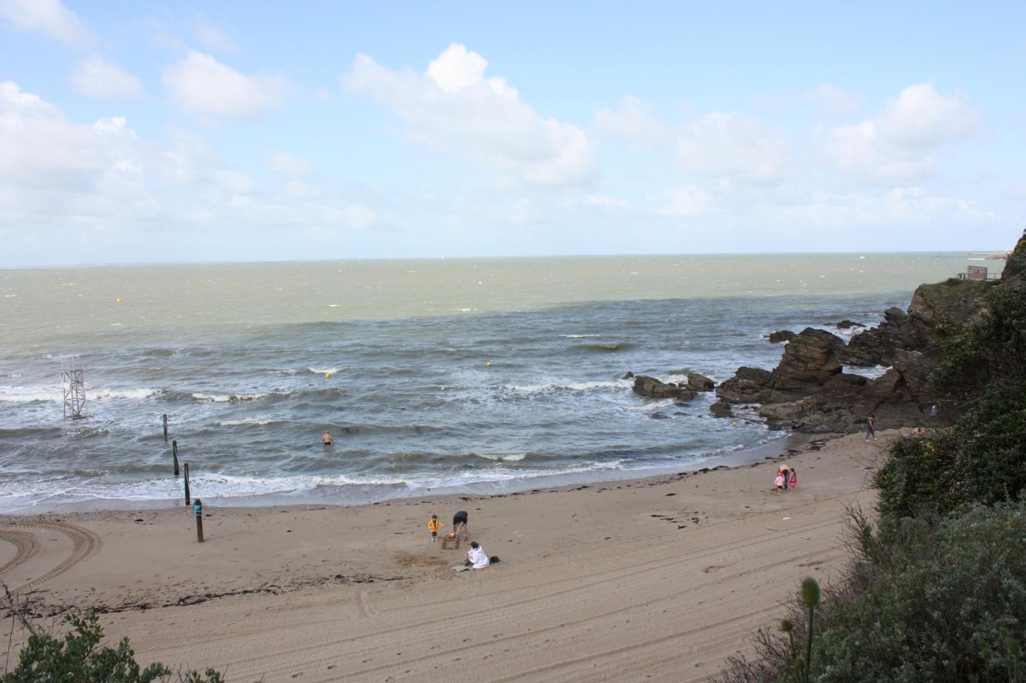 Appartement En Rdc Avec Terrasse Face A La Mer Pornic Esterno foto